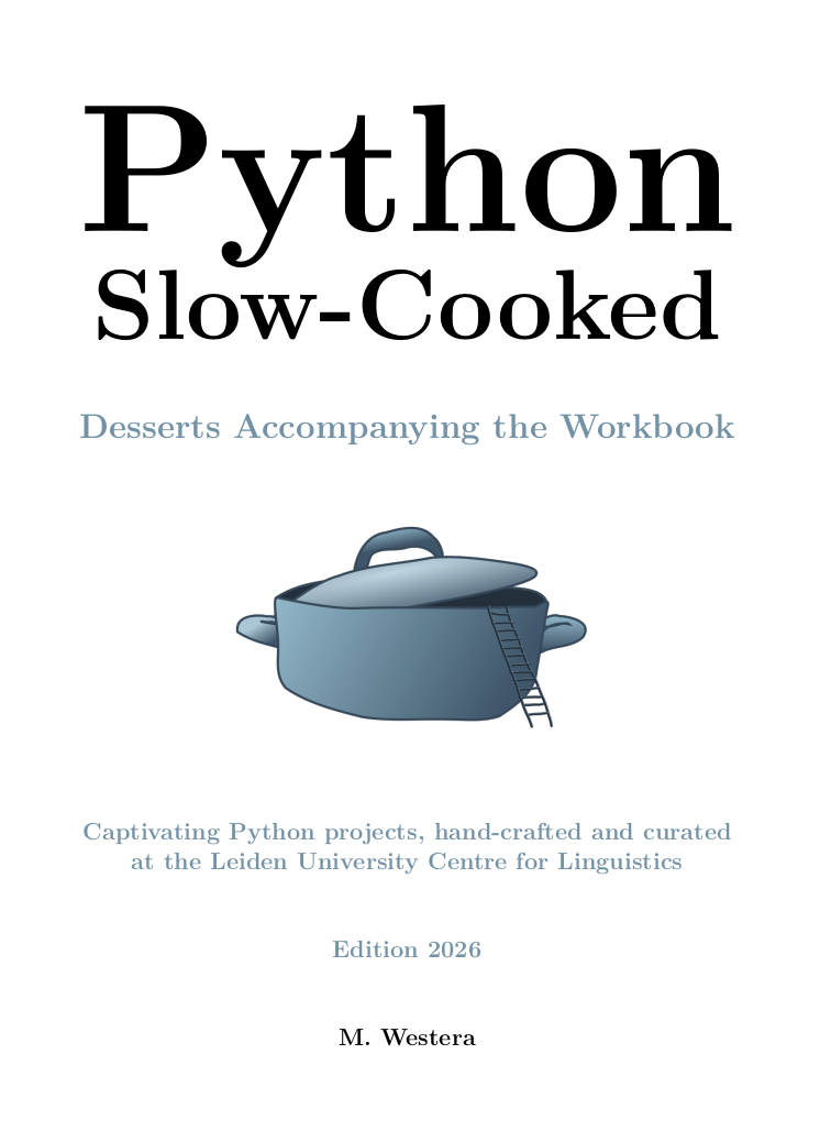 book cover of the book of desserts